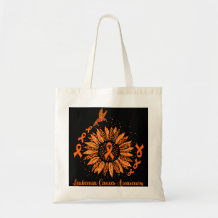 Bolso De Tela Leucemia Cáncer Conciencia Camisa Naranja Girasol