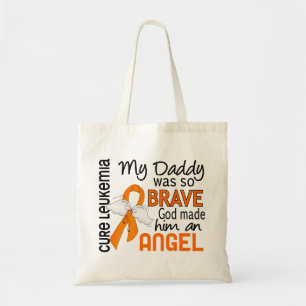 Bolso De Tela Leucemia del papá del ángel 2