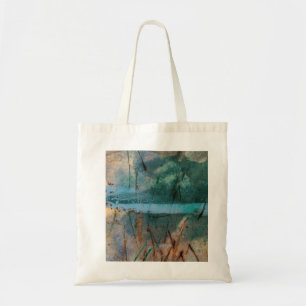 Bolso De Tela Levantamiento de la Luna Llena: Pintura orgánica,