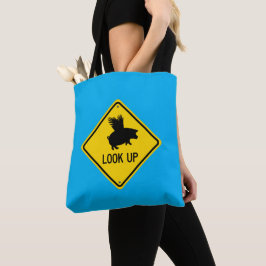 Bolso De Tela Levantar Los Ojos Para Que Los Cerdos Puedan Volar