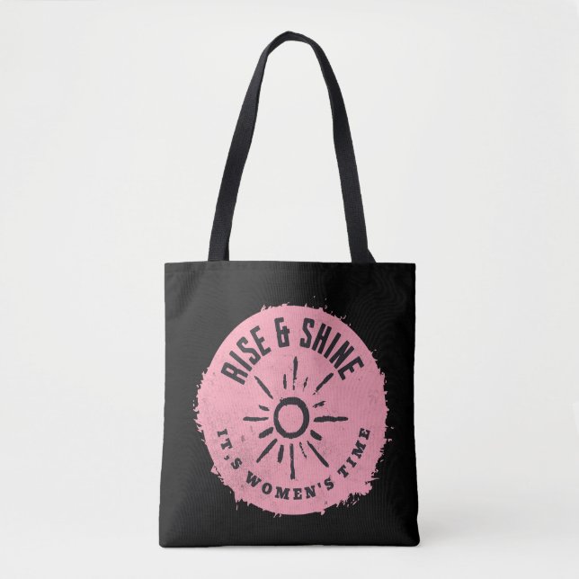 Bolso De Tela Levántate y resplandece, es tiempo de las mujeres (Anverso)