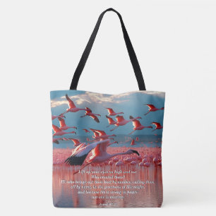 Bolso De Tela Levanten sus ojos en alto, Dios y el Verso de la C