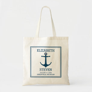 Bolso De Tela Leven anclas