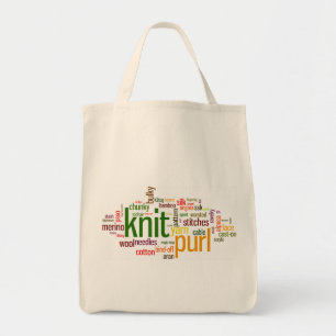 Bolso De Tela Léxico que hace punto de la puntilla de punto par