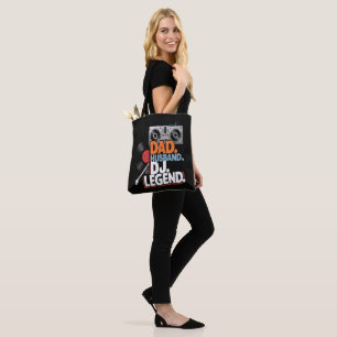 Bolso De Tela Leyenda de DJ, padre y esposo