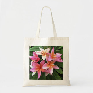 Bolso De Tela Leyenda De Flor De Frangipani Pink Pálido