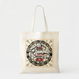 Bolso De Tela Leyenda del mono de calcetín dominó