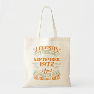 Bolso De Tela Leyendas de regalo de cumpleaños número 50 nacidas