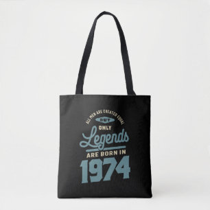 Bolso De Tela Leyendas desde regalo de cumpleaños de 1974