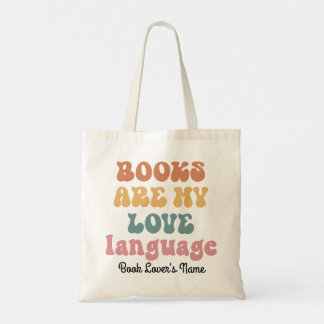 Bolso De Tela Leyendo Personalizado de los amantes del libro Nom