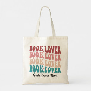 Bolso De Tela Leyendo Personalizado de los amantes del libro Nom