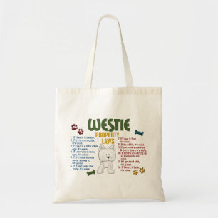 Bolso De Tela Leyes 4 de la propiedad de Westie