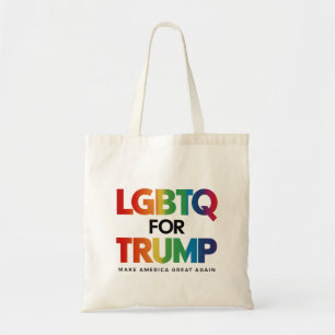 BOLSO DE TELA LGBTQ POR TRUMP GAY LESBIANA POR TRUMP 2024