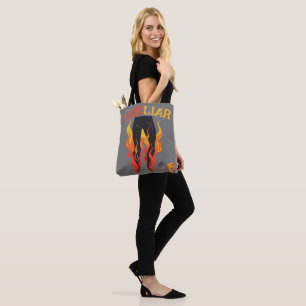 Bolso De Tela Liar, Liar, Pant está en llamas