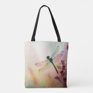 Bolso De Tela libélula en primavera