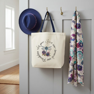 Bolso De Tela Libélula - espíritu de nuevas posibilidades