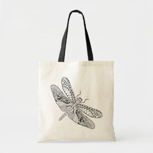 Bolso De Tela Libélula Zendoodle
