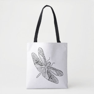 Bolso De Tela Libélula Zendoodle 2