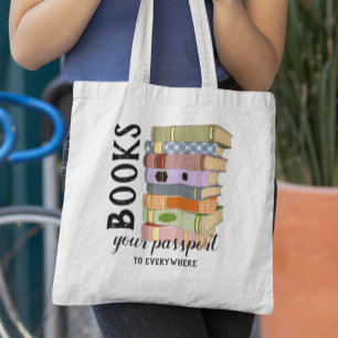 Bolso De Tela Libera Su Pasaporte A Todos Los Amantes De Libros