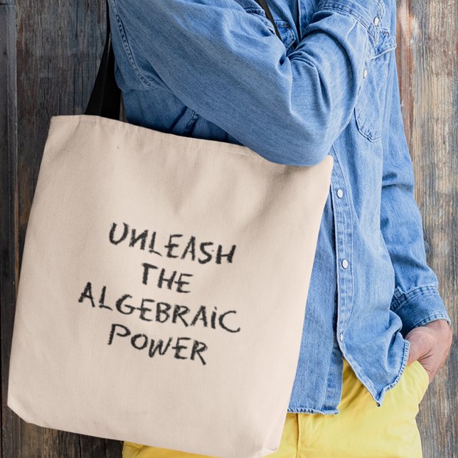 Bolso De Tela Liberen el regalo de los maestros de matemáticas d (Shop now and let your algebraic passion shine!)