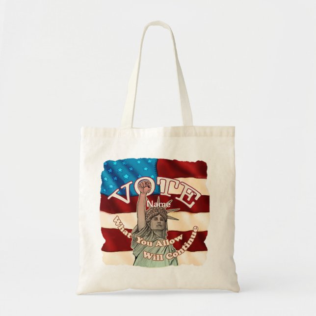 Bolso De Tela Libertad Lo Que Permites (Frente)
