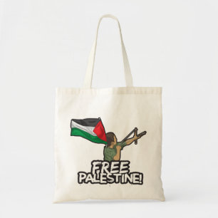 Bolso De Tela Libertad para palestinos con bandera de Rehermana 
