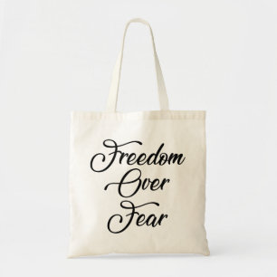Bolso De Tela Libertad por miedo