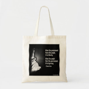 Bolso De Tela Libertad y tiranía