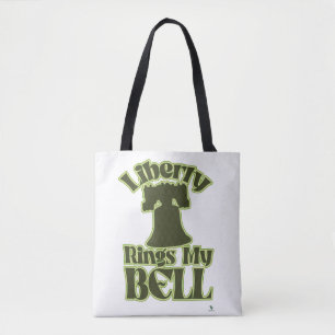 Bolso De Tela Liberty Rings My Bell Fun Turismo Diseño