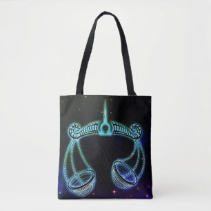Bolso De Tela libra balanza zodiac tote bag