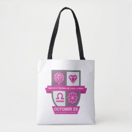 Bolso De Tela Libra Birthday Crest™ for October 1-23