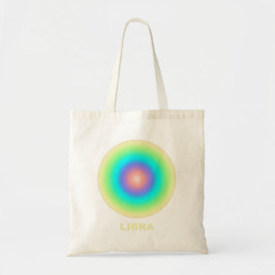 Bolso De Tela Libra Zodiac Sign Stylish Gradient 