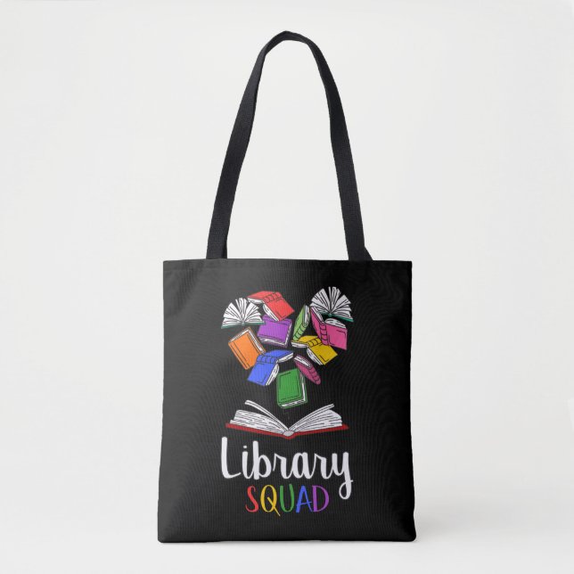 Bolso De Tela Library Squad I (Anverso)