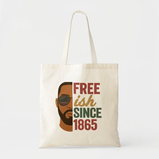 Bolso De Tela Libre desde la historia negra de 1865 (Frente)