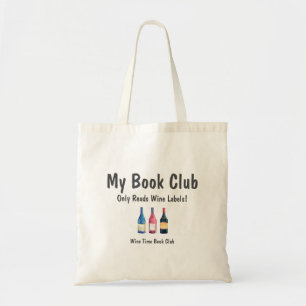 Bolso De Tela Libro de Club de Lectura Divertido y Eslogan de Vi