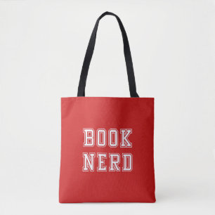 Bolso De Tela Libro de estilo de variabilidad al nerd con color 