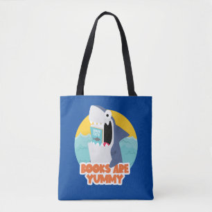 Bolso De Tela Libro de la biblioteca de tiburones