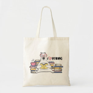 Bolso De Tela Libro de lectura de oso polar