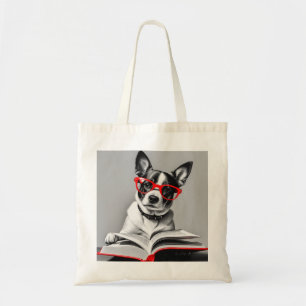 Bolso De Tela Libro de lectura de perros