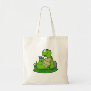Bolso De Tela Libro de lectura de tortugas