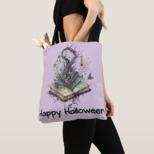 Bolso De Tela Libro de Sombras Brujería Pagana Wicca Halloween