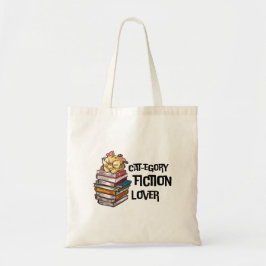Bolso De Tela Libro Divertido Cita Amante de Gatos Categoría Ama