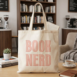 Bolso De Tela Libro Divertido Tipografía para Regalo de Lector