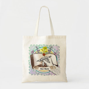 Bolso De Tela libro Hand Flowers