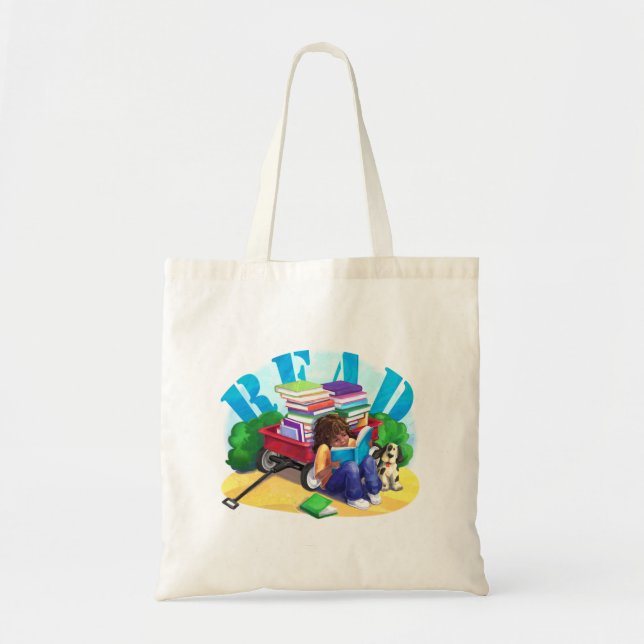 Bolso De Tela Libro Wagon (Frente)