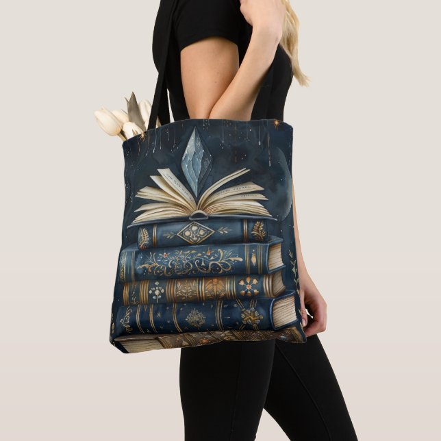Bolso De Tela Libros     (Detalle)