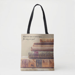 Bolso De Tela Libros