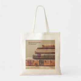 Bolso De Tela Libros
