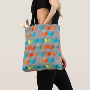 Bolso De Tela Libros abiertos