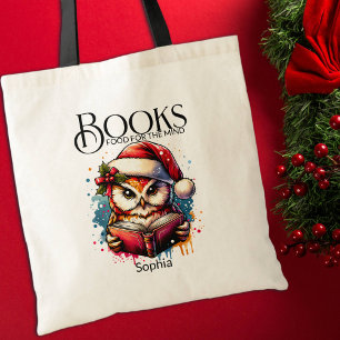Bolso De Tela Libros Alimentos Para El Amante Del Libro De Lechu